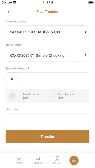 Guadalupe CU Mobile Banking Screenshot