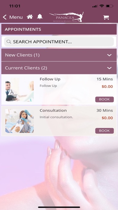 Panacea Aesthetics Screenshot