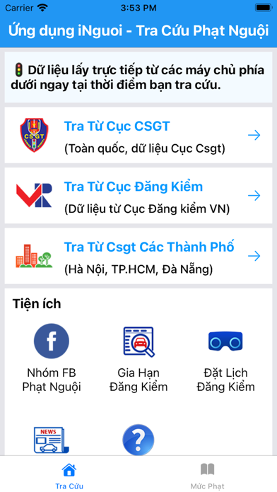 iNguoi - Tra Cứu Phạt Nguội Screenshot