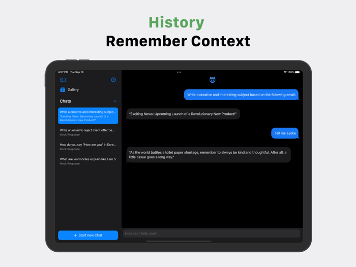 Chat AI • Chatbot and Assistant