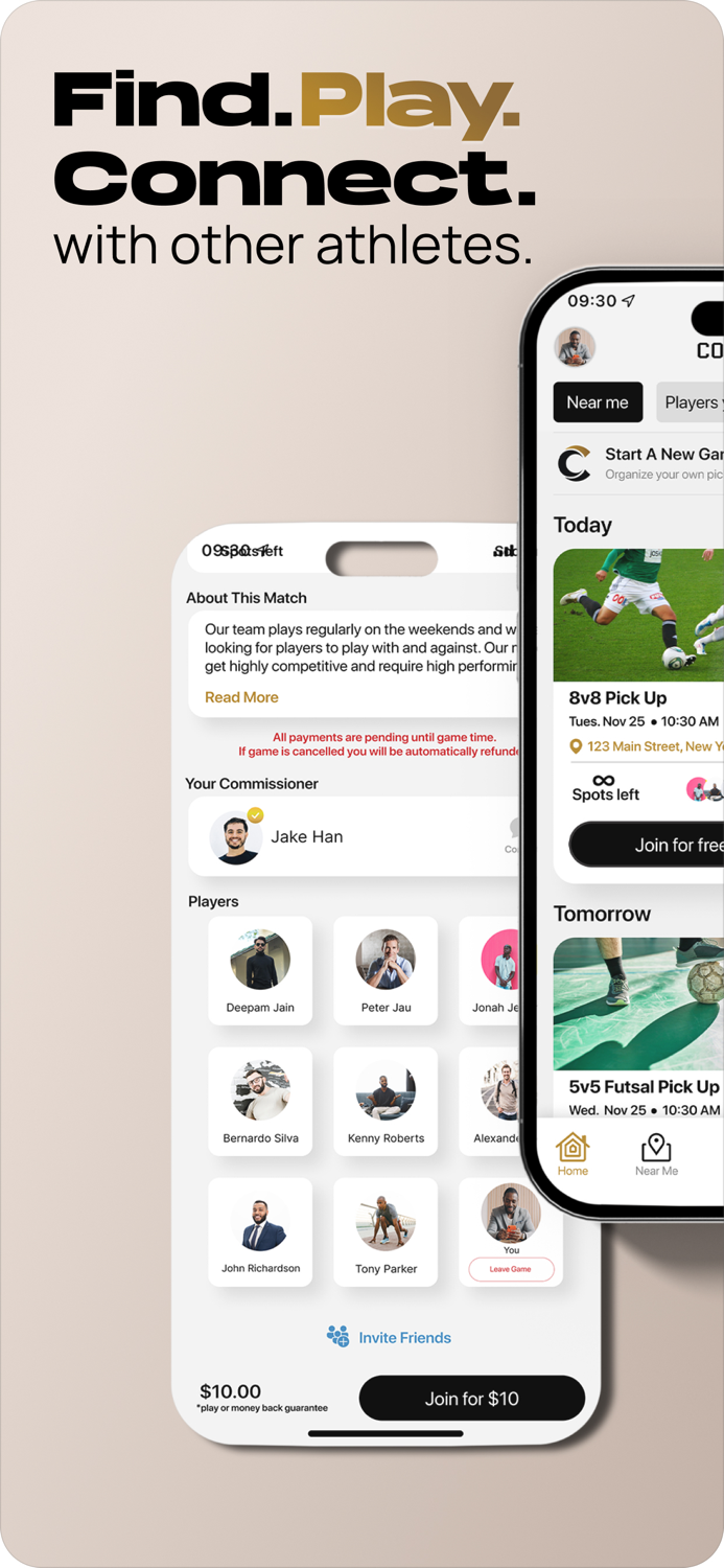 Conquer - Play Pickup Sports