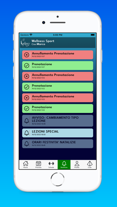 Wellness Sport Screenshot