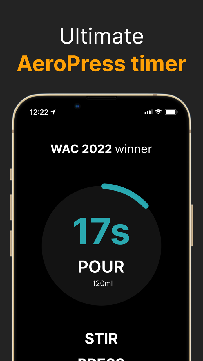 AeroPress Timer and Brew Recipes