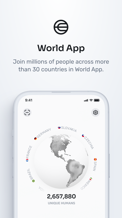 Screenshot #1 pour World App - Worldcoin Wallet