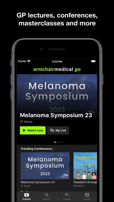 ArmchairMedical Go Screenshot