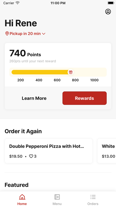 Martoni's Fire Baked Pizza Screenshot