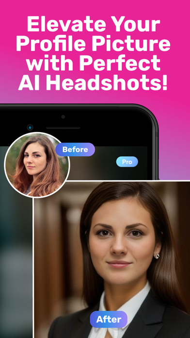 AI Headshot Yearbook Generator Screenshots