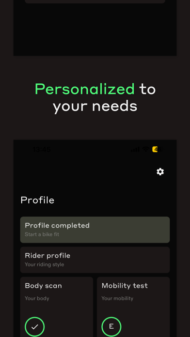 Apiir Bike Fit Screenshot