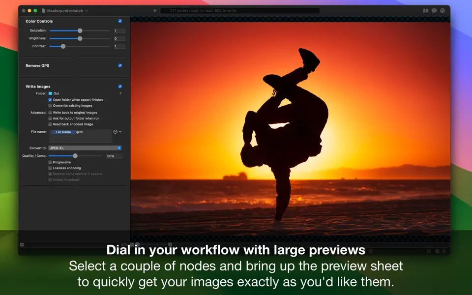 Screenshot 2 of Retrobatch Pro 2.3.1