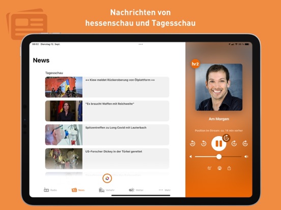 hr2-kultur iPad screenshot 6 - Music app