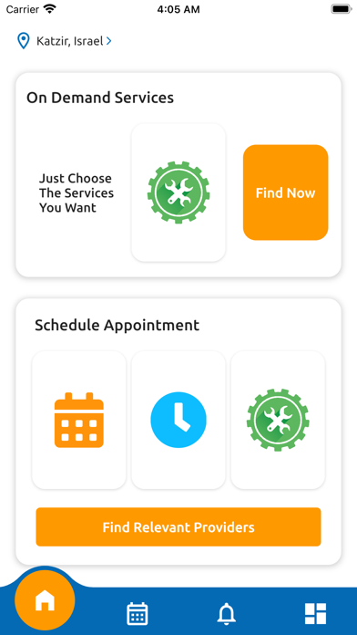 GetWash - User App Screenshot