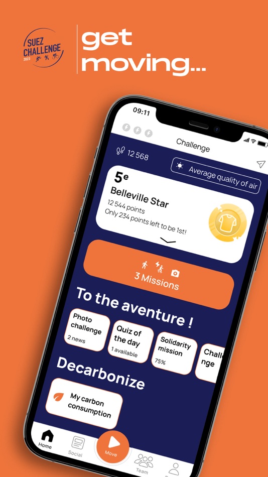 #1. SUEZ Move Challenge (iOS) Bởi: LiveHappier