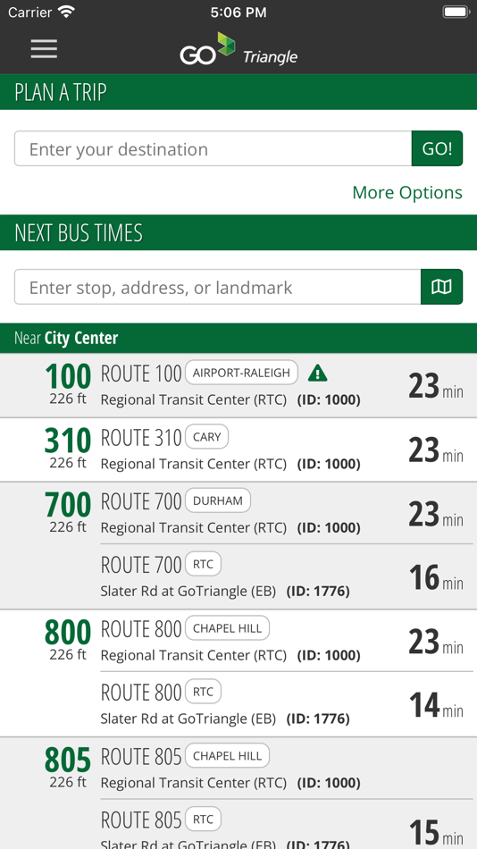 #5. GoTriangle MyRide (iOS) 由: Triangle Transit