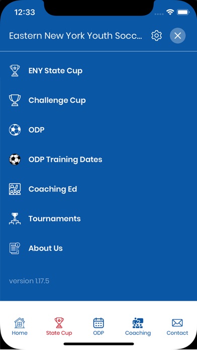 Eastern NY Youth Soccer Screenshot