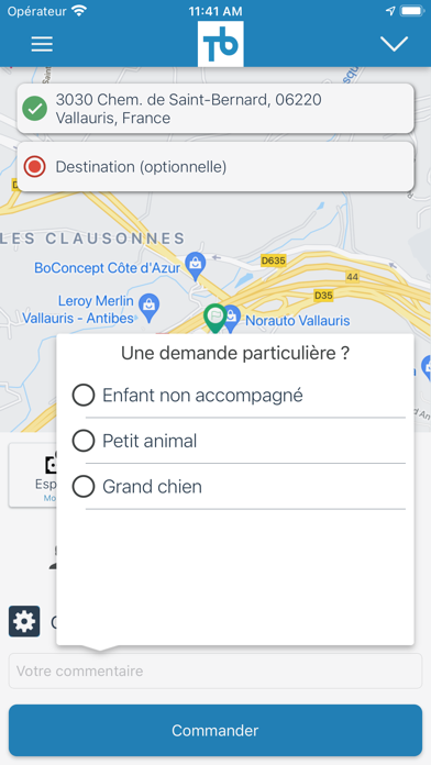 Taxis Bleus Screenshot