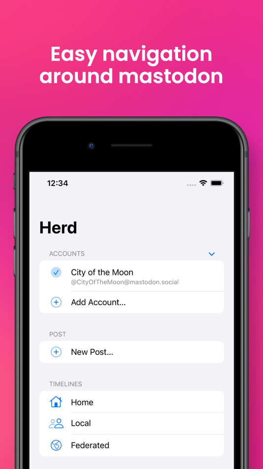 #1. Herd for Mastodon (iOS) 由: Ross Cooper