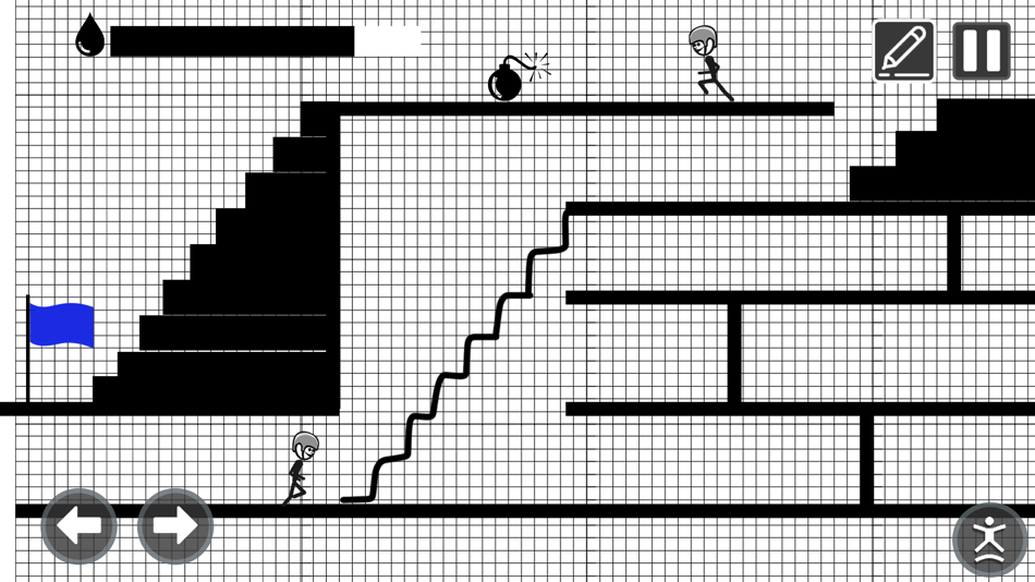 #5. Draw The Line: Stickman Games (iOS) 由: Muhammad Waseem Afzal