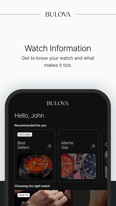 My Bulova Screenshot