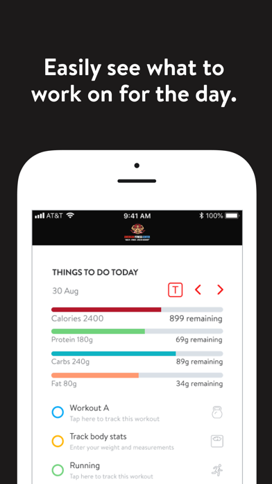 American Fitness Center Screenshot