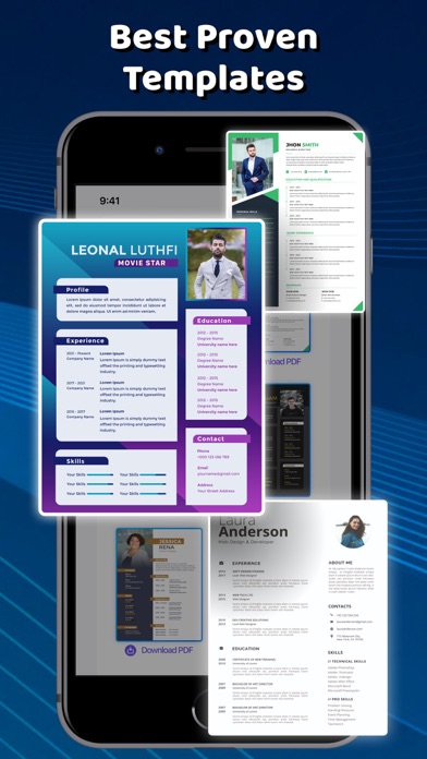 Resume Builder : CV Templates Screenshot