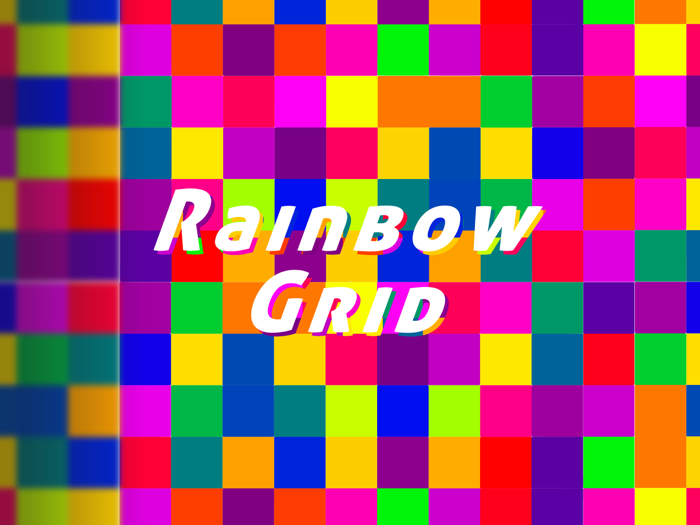 Rainbow Grid Logic Game