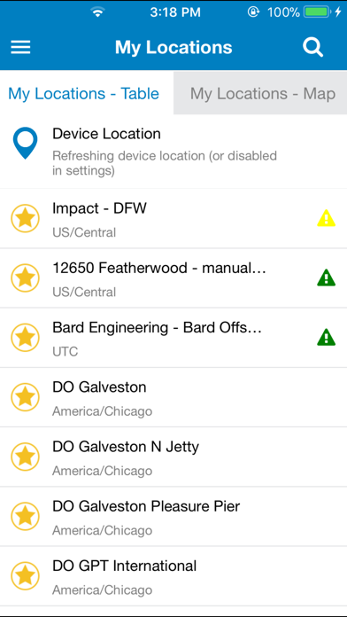 StormGeo Alert Screenshot