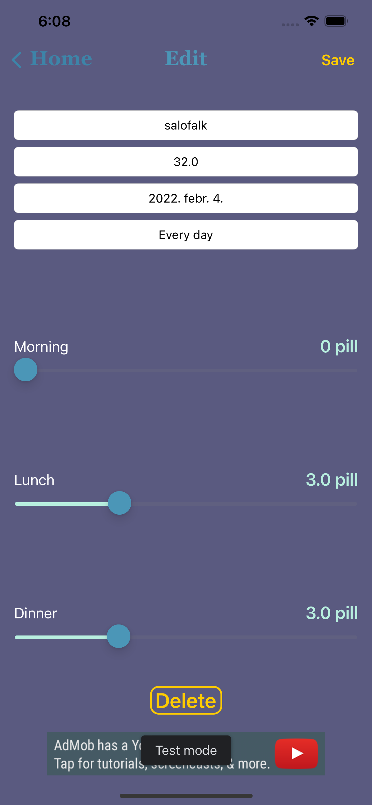 myMeds Pill Counter