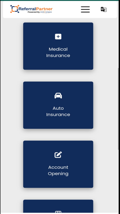 C2C Referral Partner Screenshot