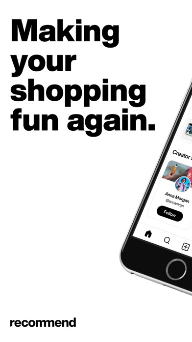 Recommend: Shop with friends. Screenshot