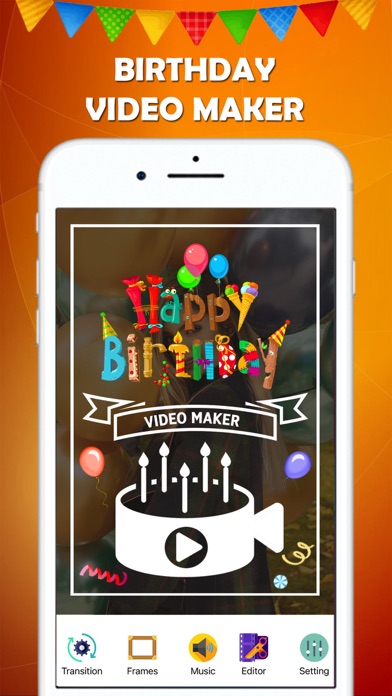 Video Maker Birthday Slideshowのおすすめ画像1