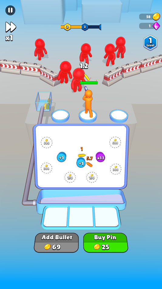 #4. Bullet Looper (iOS) 由: FUBU GAMES OYUN YAZILIM VE BILGI TEKNOLOJILERI TICARET LIMITED SIRKETI