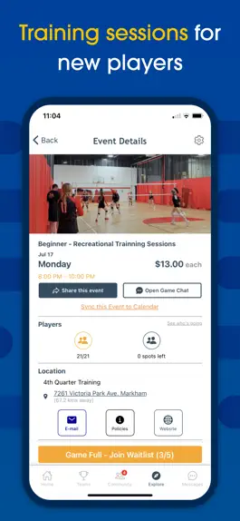 Game screenshot Javelin - Toronto Volleyball hack