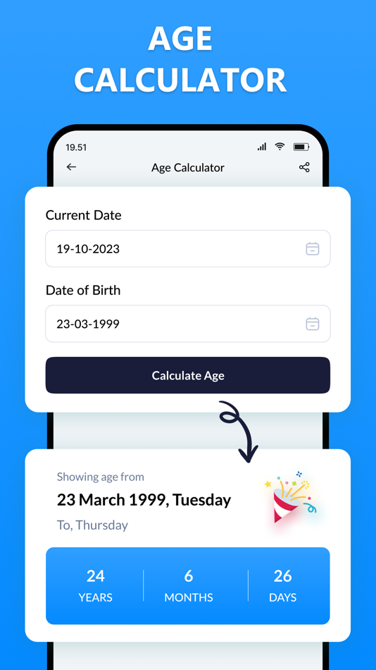 Age Calculator: Bday Countdown - 1.0.2 - (iOS)