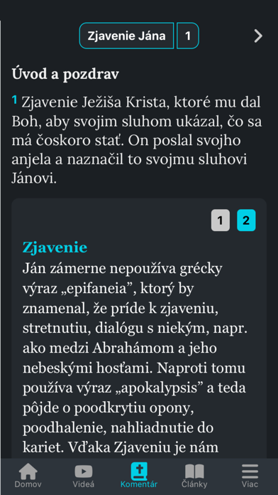 Screenshot #3 pour Biblický komentár