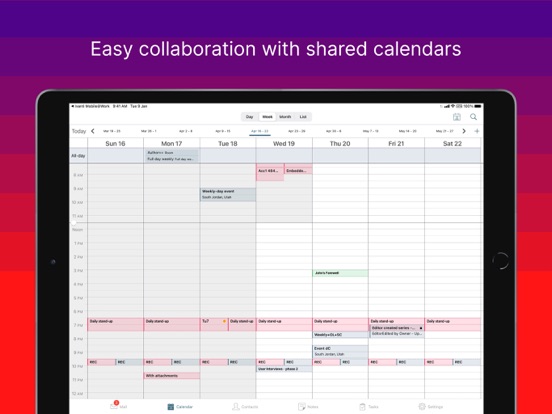 Ivanti Email+ iPad app afbeelding 2