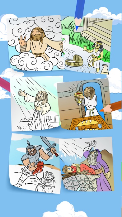 Bible Coloring Pages Games Screenshot