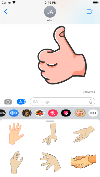 Screenshot #3 pour Handy Emotions Stickers