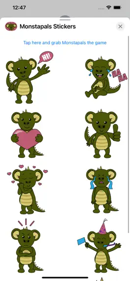 Game screenshot Monstapals Stickers apk