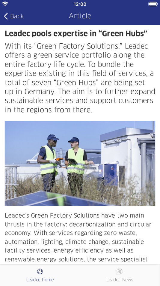 #3. We do @ Leadec (iOS) Podle: Leadec Beteiligungen GmbH