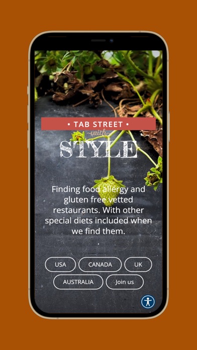 TAB Street - Food Allergy Screenshot