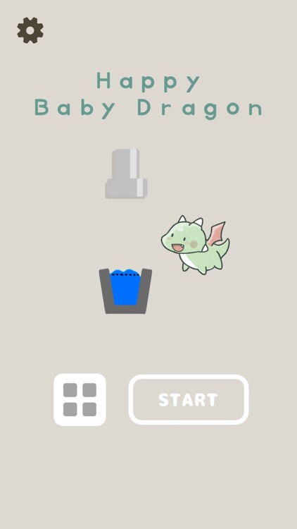 Happy Baby Dragon drawing