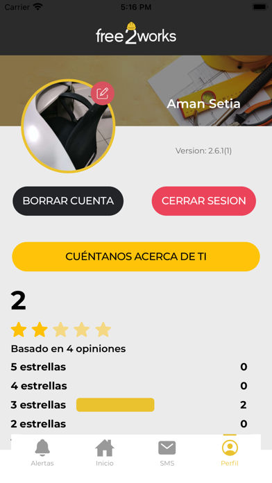 Free2works Screenshot