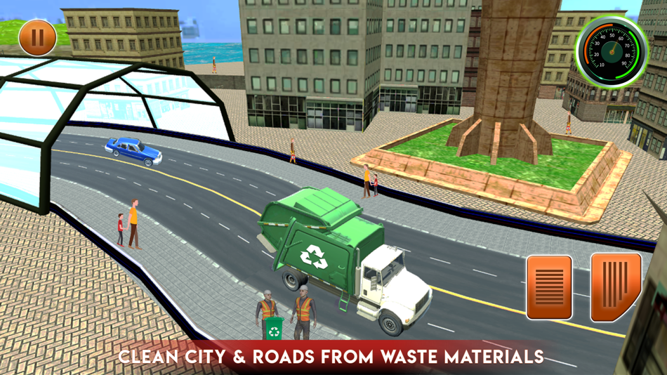 #3. Garbage Track 3D Cleaning Game (iOS) Bởi: Zeeshan Gul
