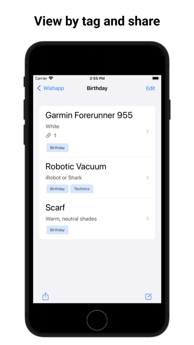 Wishapp — wish list Screenshot