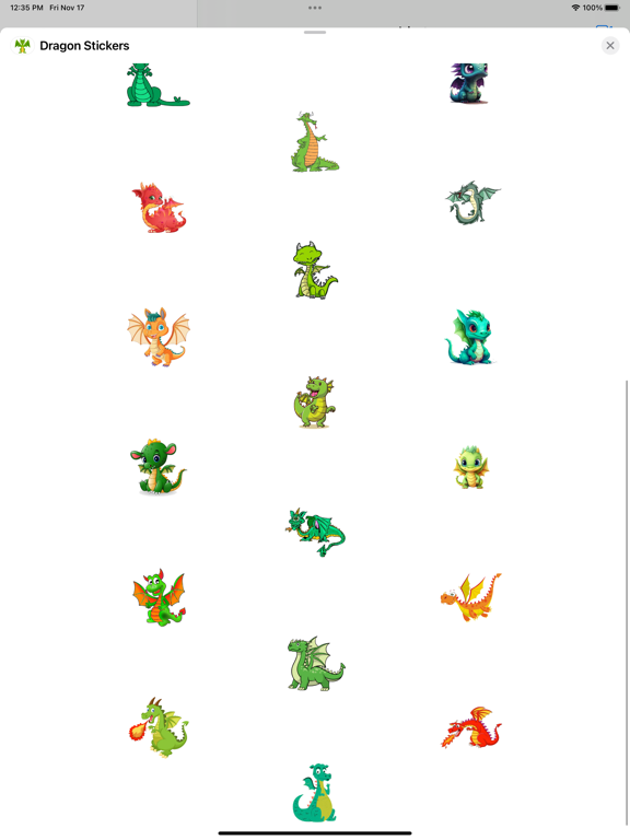 Screenshot #5 pour Dragon Stickers