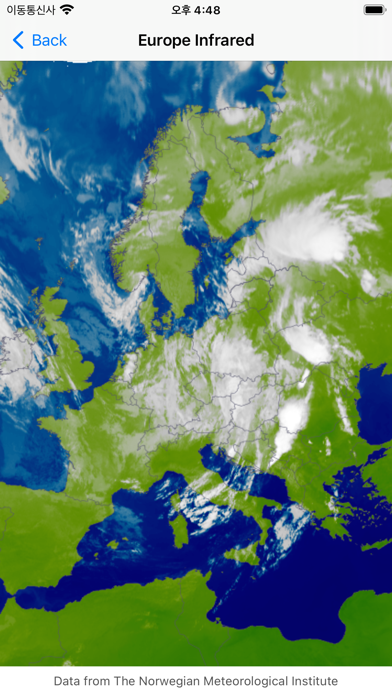 Weather Radar Norway Screenshot