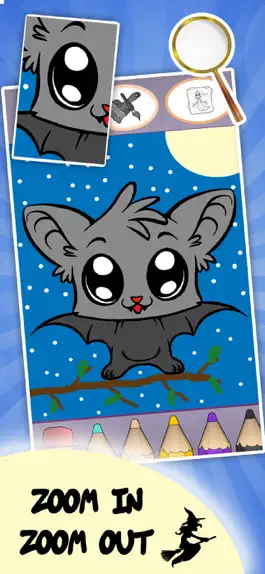 Game screenshot Книжка-раскраска : Хэллоуин mod apk