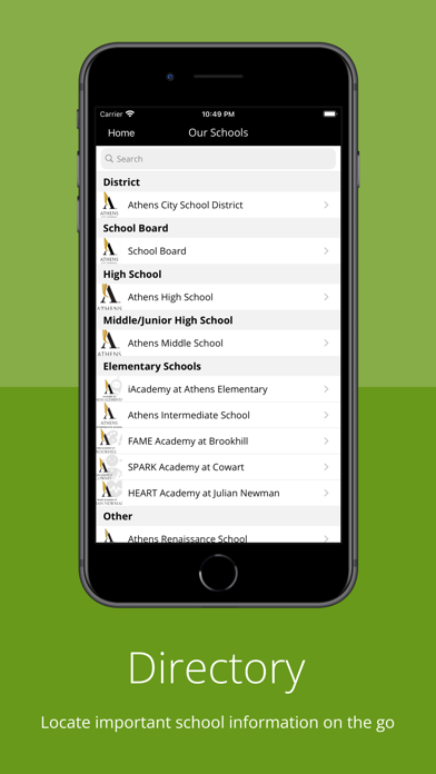 Athens City School System Screenshot