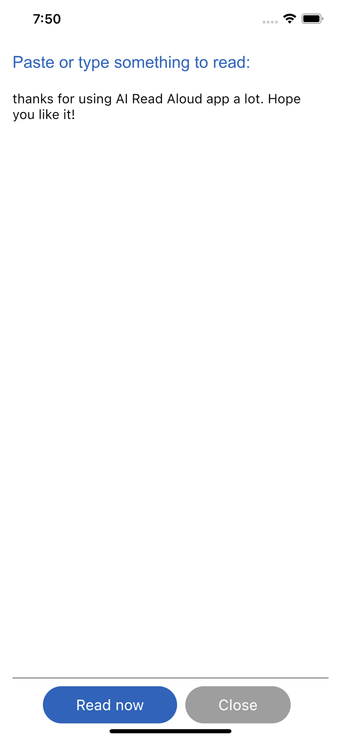 AI Read Aloud Text To Speech