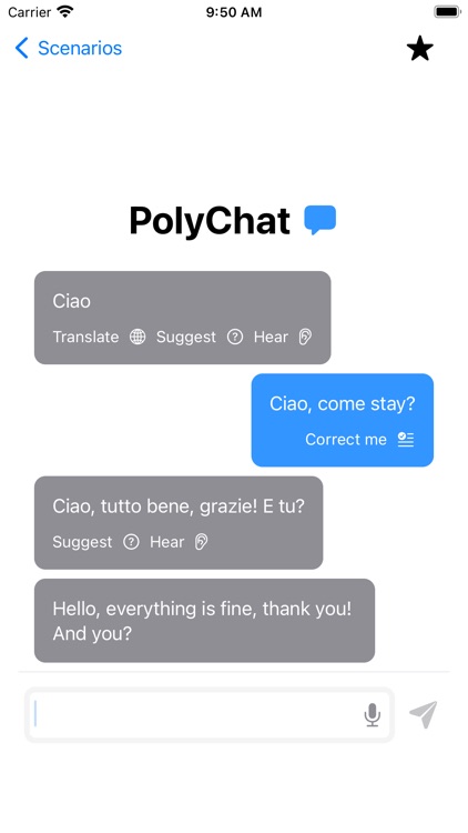 PolyChat - AI Language Tutor